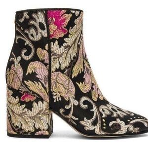Sam Edelman Taye Metallic Jacquard Bootie